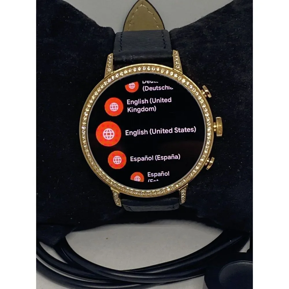 Fossil Gen 4 Authentic Digital Dial Smart Watch Custom Band FTW6011 AB416